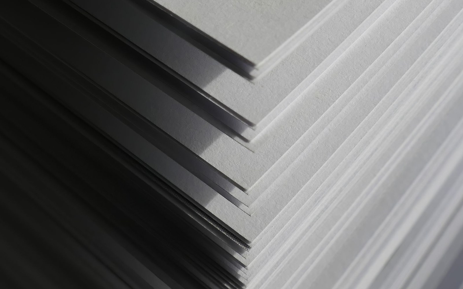 A printed form under a desk lamp, macro, one line sharp
